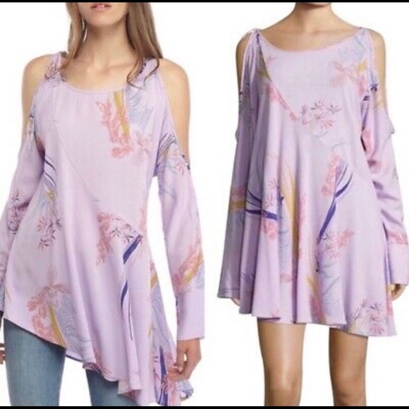 NWT Free People Clear Skies Cold Shoulder Tunic - Picture 2 of 5